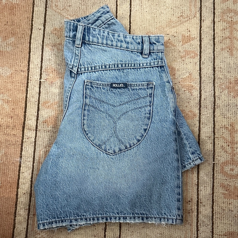 ROLLA'S Light Blue Jean Shorts